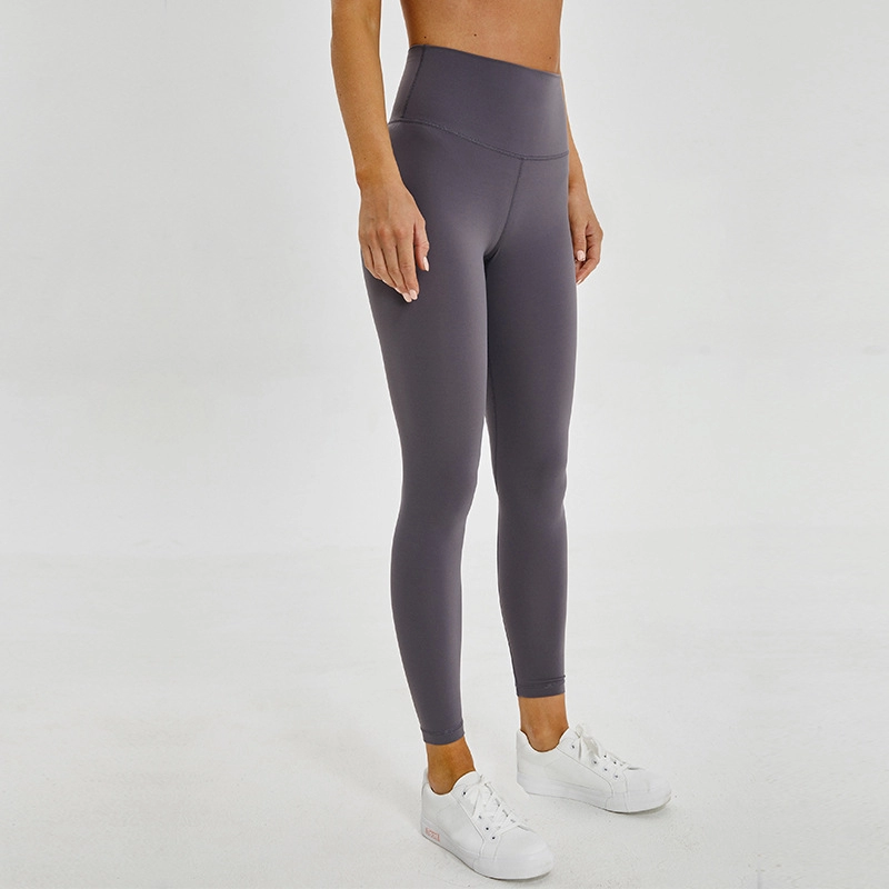 Leggings da yoga da donna in nylon traspirante