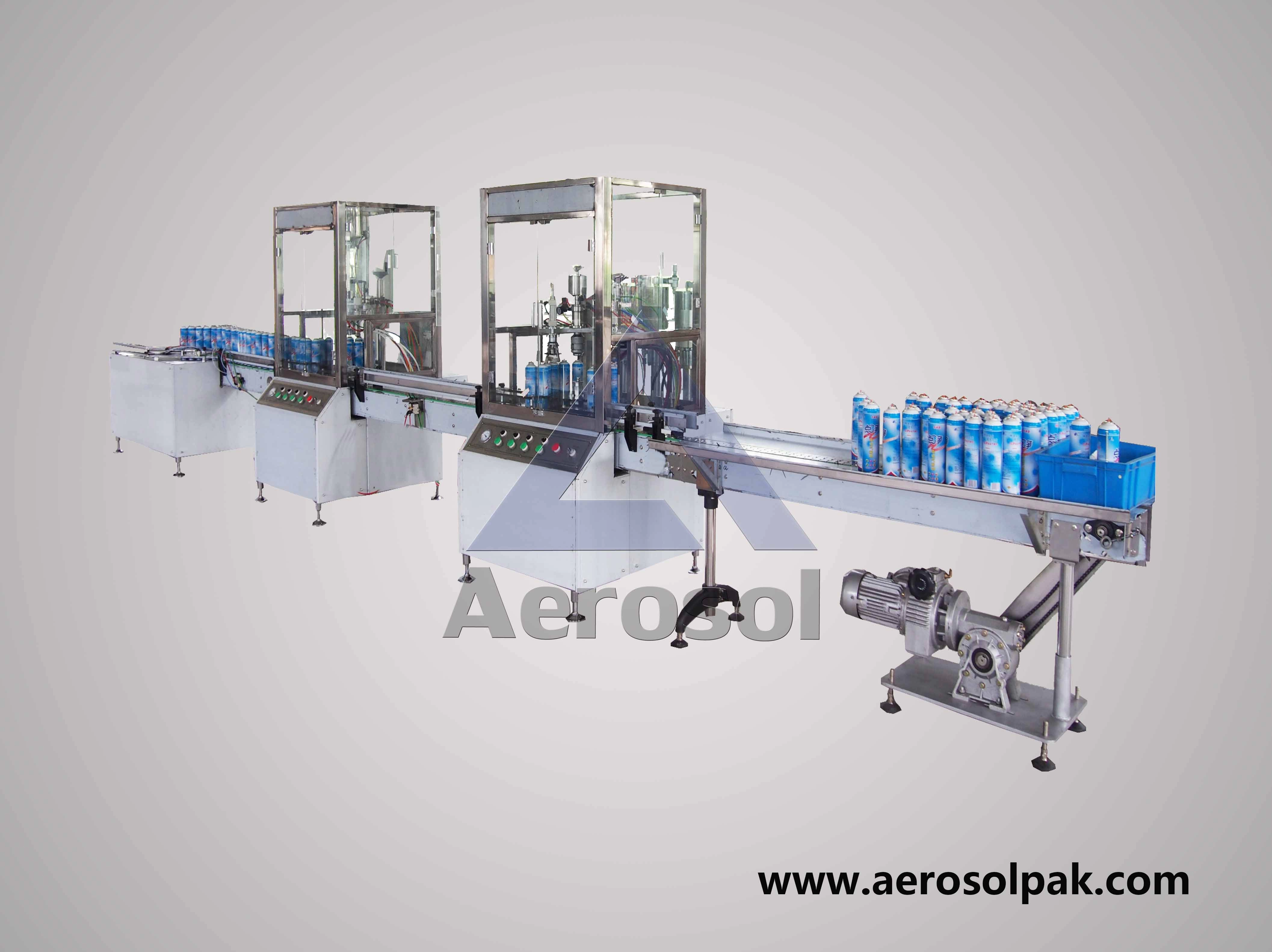 Ab-2A Automatic Bag-on-valve Aerosol Machine aerosol