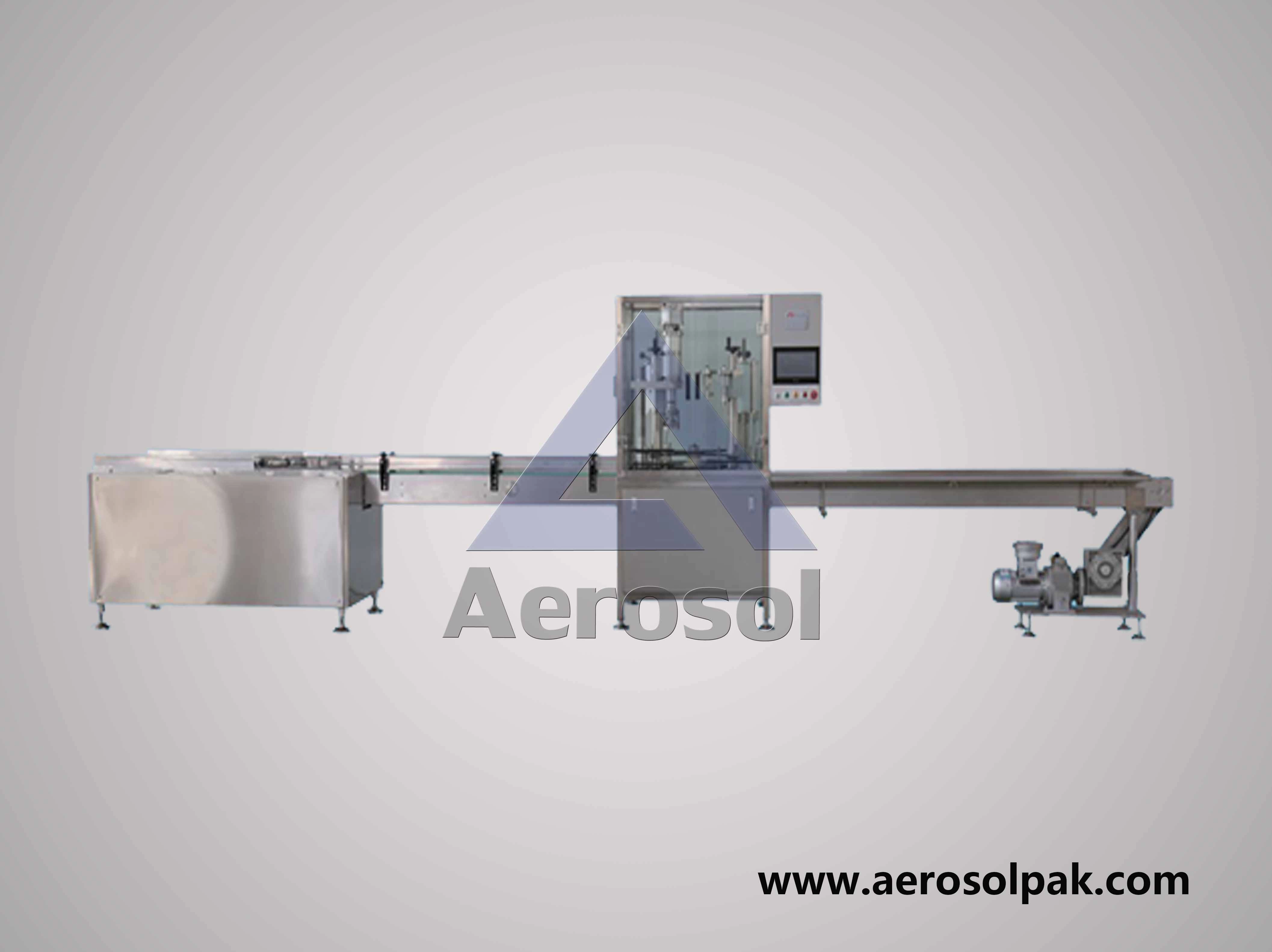 AB-2B Automatic Bag-on-valve Aerosol Pieching Machine