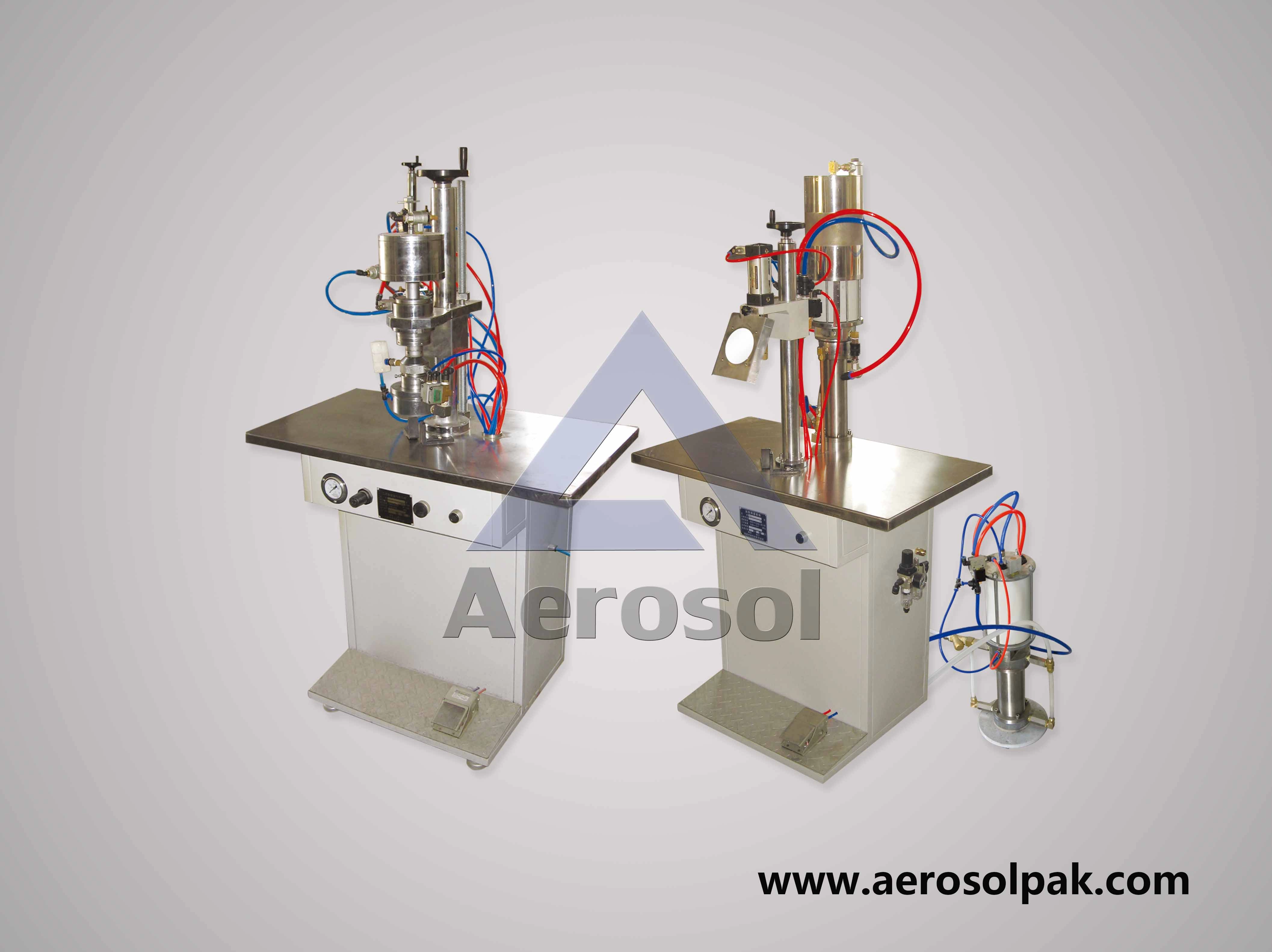 AS-2A Semi-Auto Bag-on-valve Aerosol Machine Aerosol