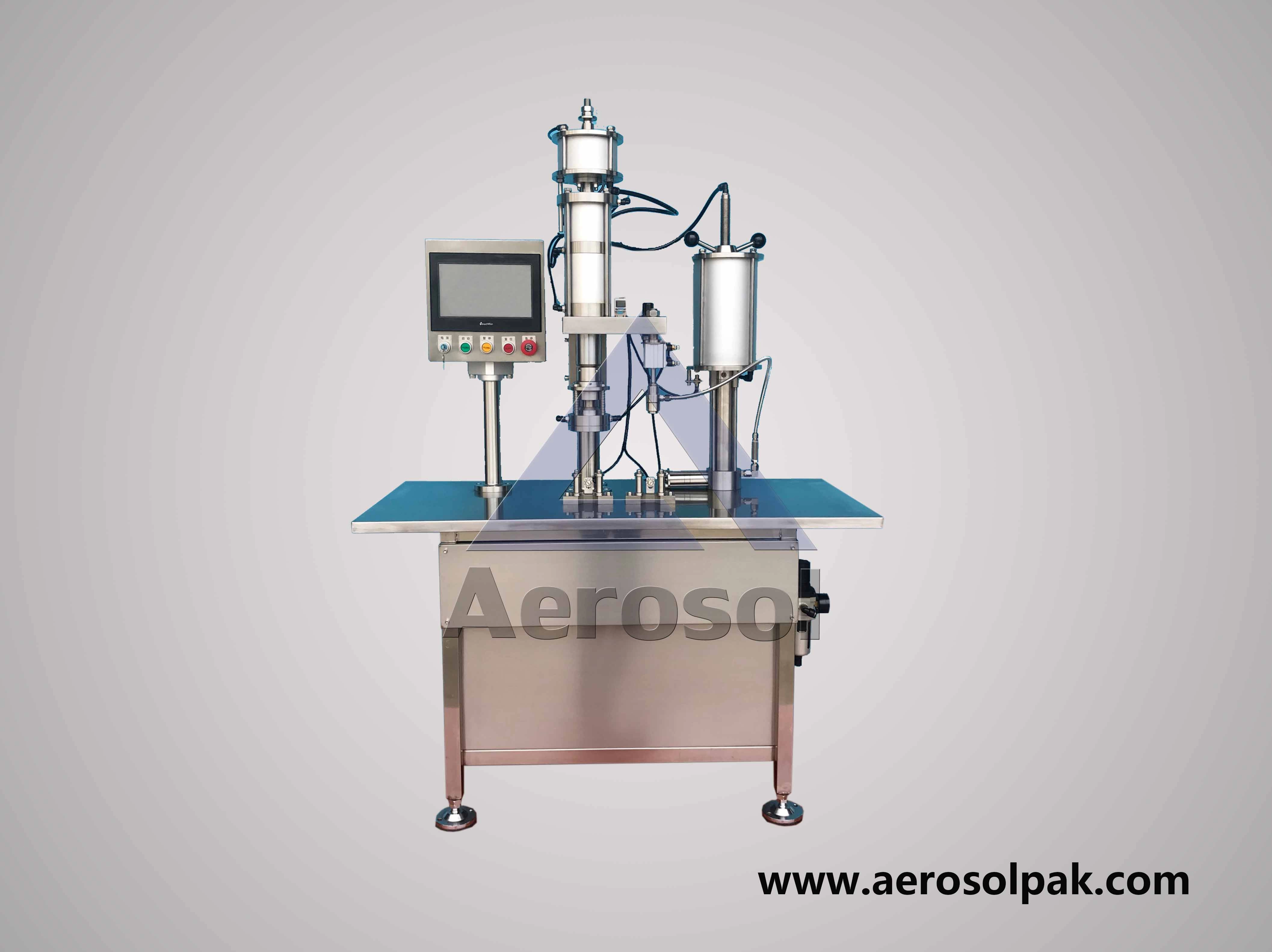 AS-2B Semi-Auto Bag-on-valve Aerosol Machine Aerosol