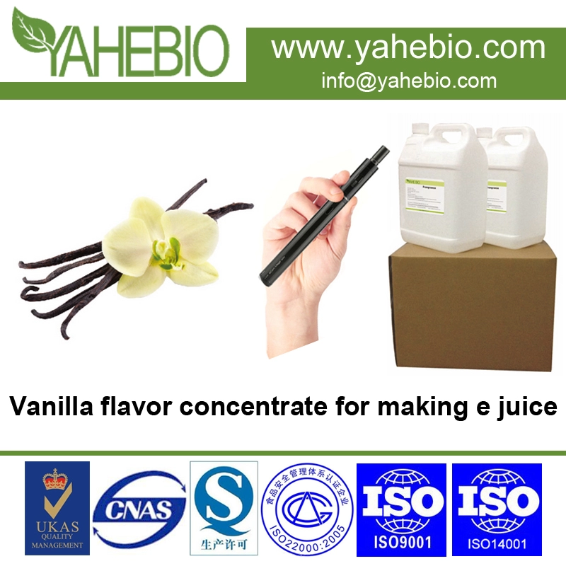 Concentrato aromatizzato alla vaniglia per la fabbricazione dei concentrati di sapore di succo di vapore fabbrica a Guangzhou