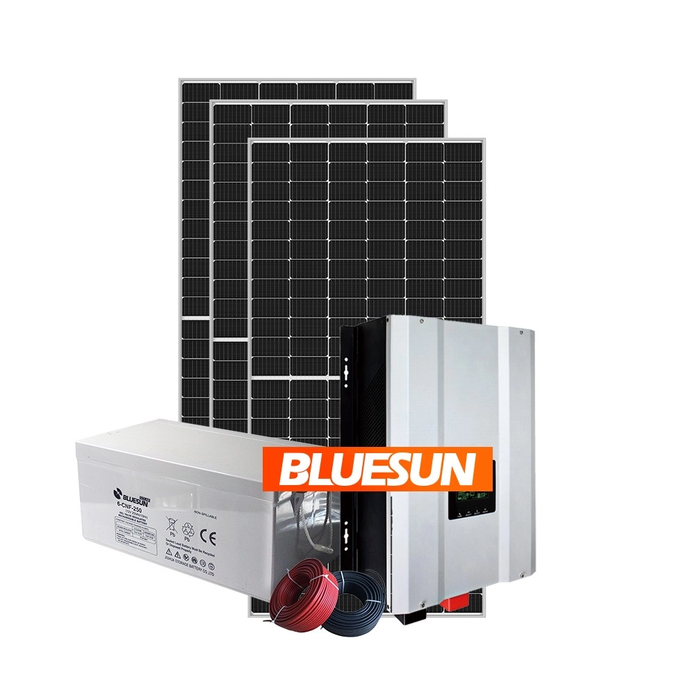 Bluesun Energy Storage Battery 3KW Off Grid Solar Power System per la casa