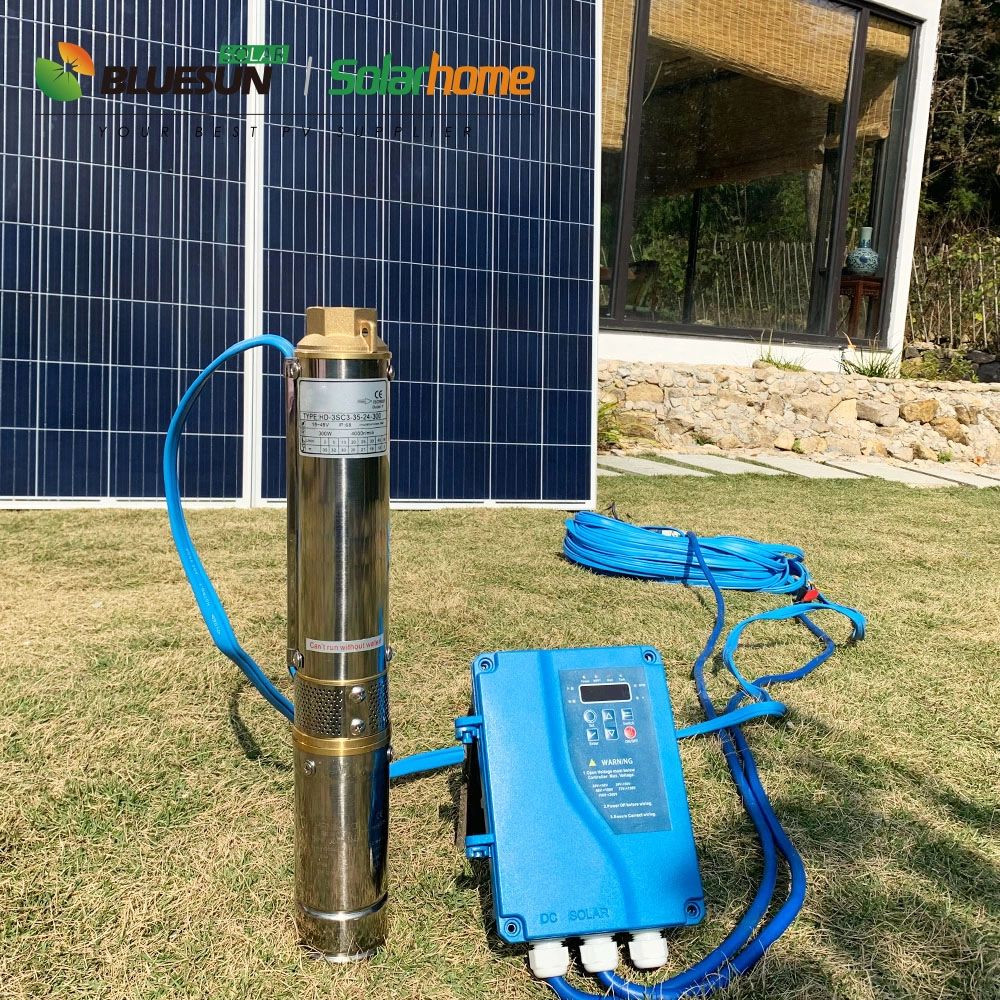 CE certificato 1500W 2HP Solar Water Pump Water 48 V Sistema di pompa solare DC in Africa
