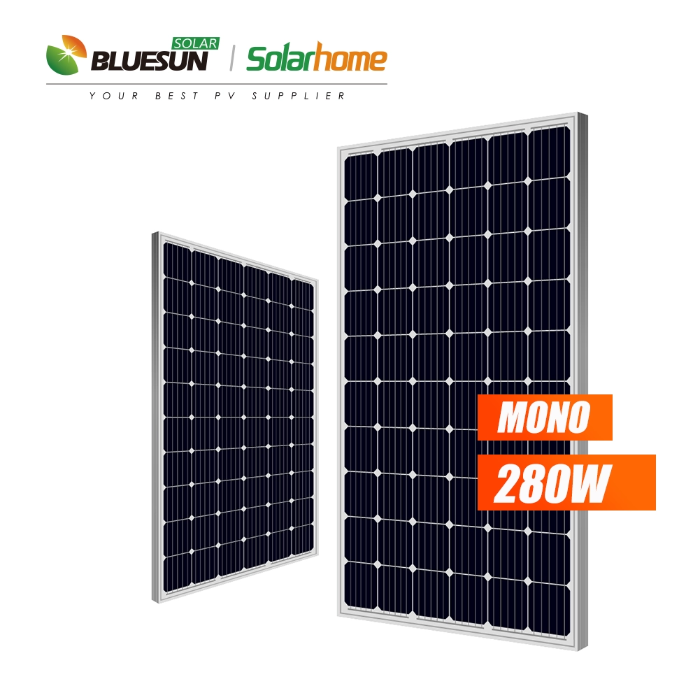 Bluesun Mono Solar Panel 60 Cells Series 270W 275Watt 280WP 285W Modulo solare