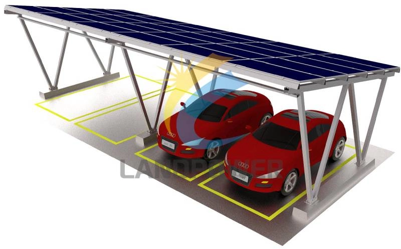 Struttura del posto auto coperto del pannello solare in alluminio