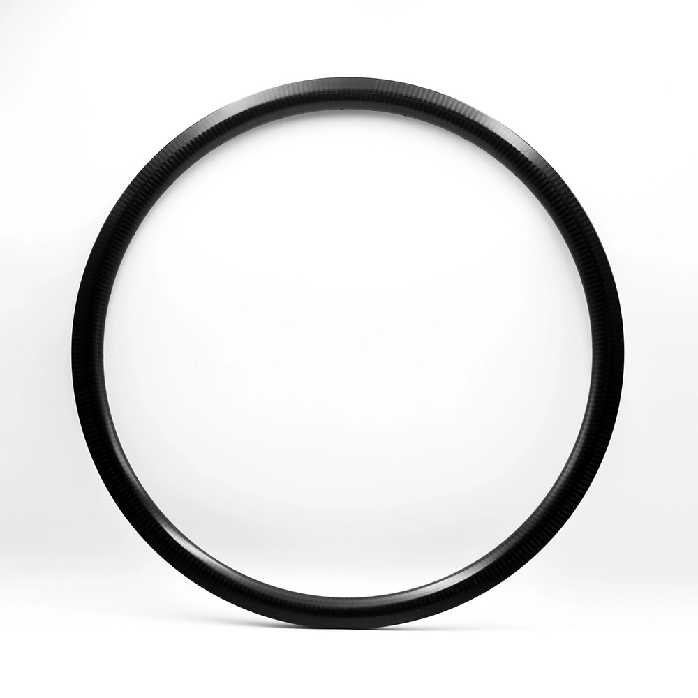Cerchi da strada in fibra di carbonio 700C con freno a cerchio e cerchi tubeless per freni a disco da 28 mm