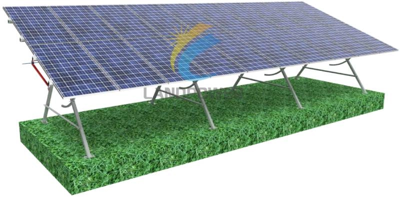 Montaggio a terra solare regolabile ad angolo