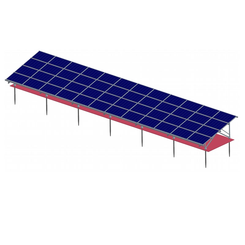 Sistema di montaggio a terra solare in alluminio