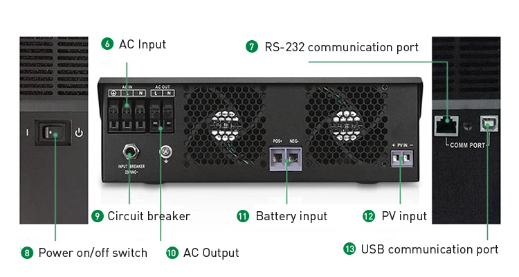 5kw Hybrid Grid Solar Inverter