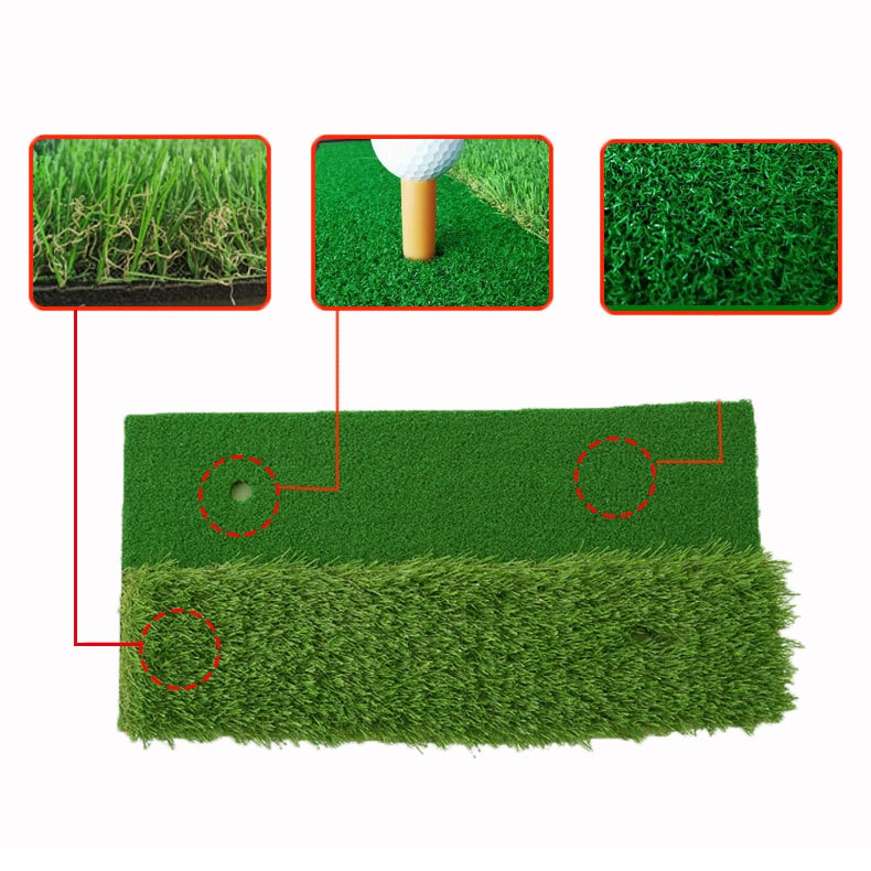 60 * 30 cm Tappetino da allenamento per erba lunga a due colori