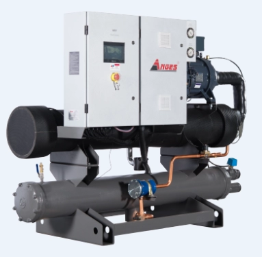 Unità refrigeratore d'acqua industriale a vite a bassa temperatura AGS-070WSL