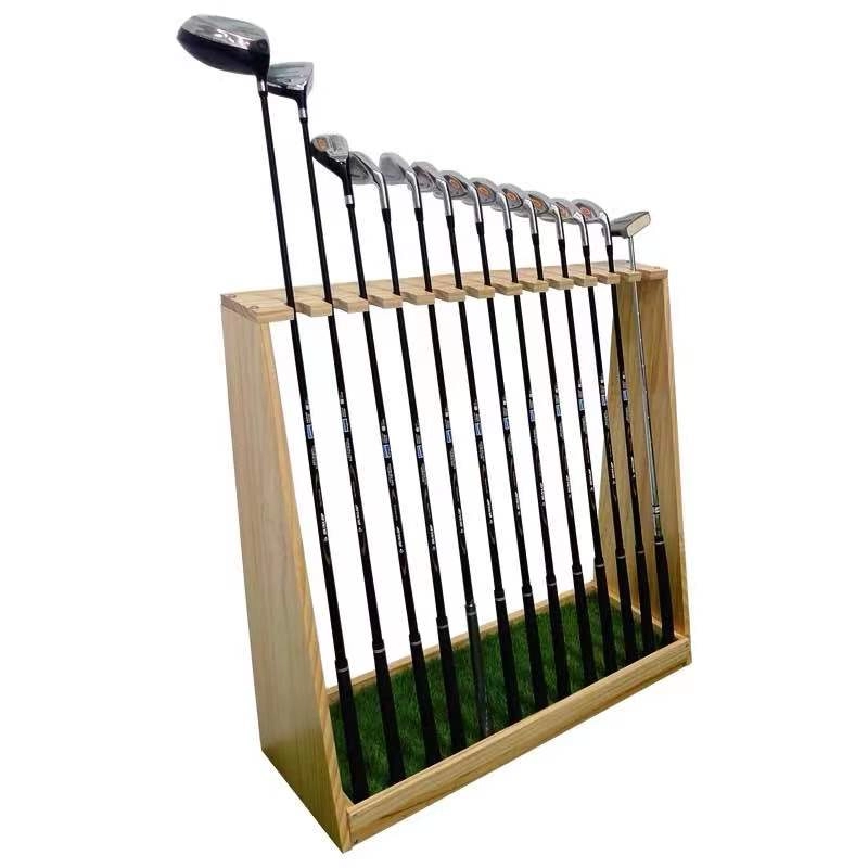 Porta mazze da golf in legno massello