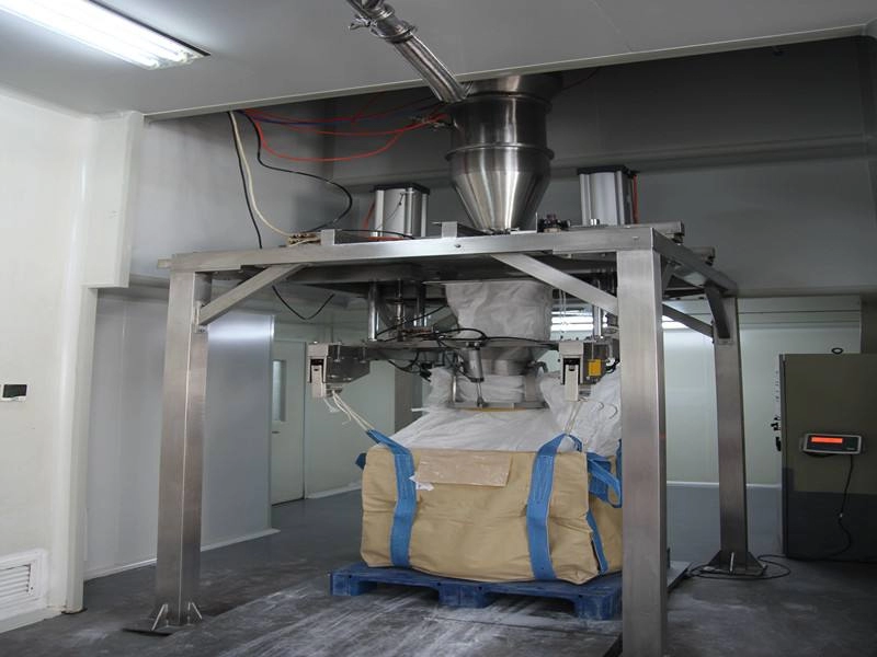 Confezionatrice automatica per sacco da tonnellata (materiale granulare e polverulento)