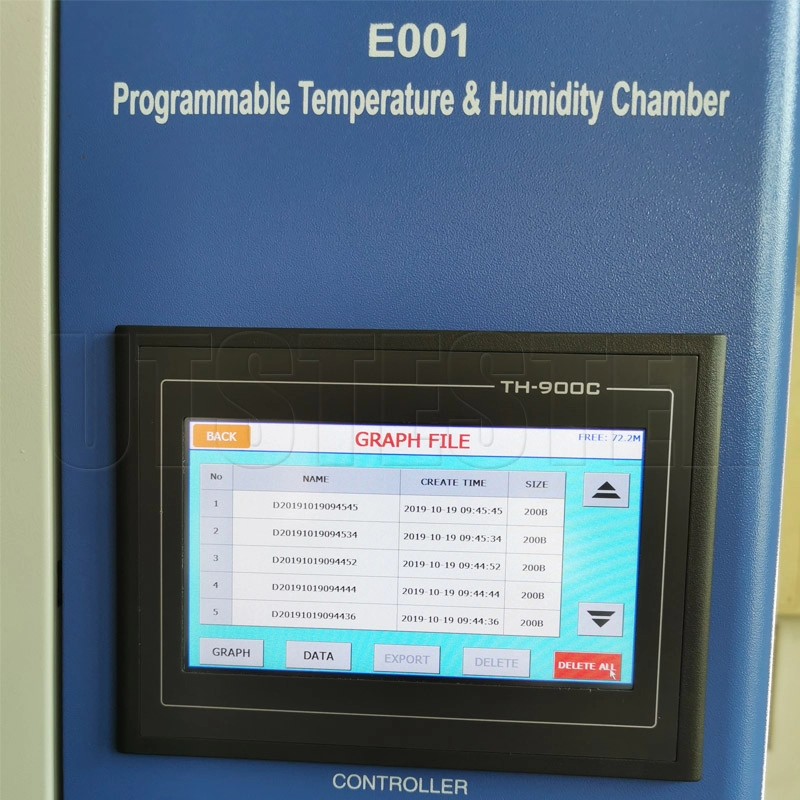 Camera di temperatura e umidità programmabile E001-408L