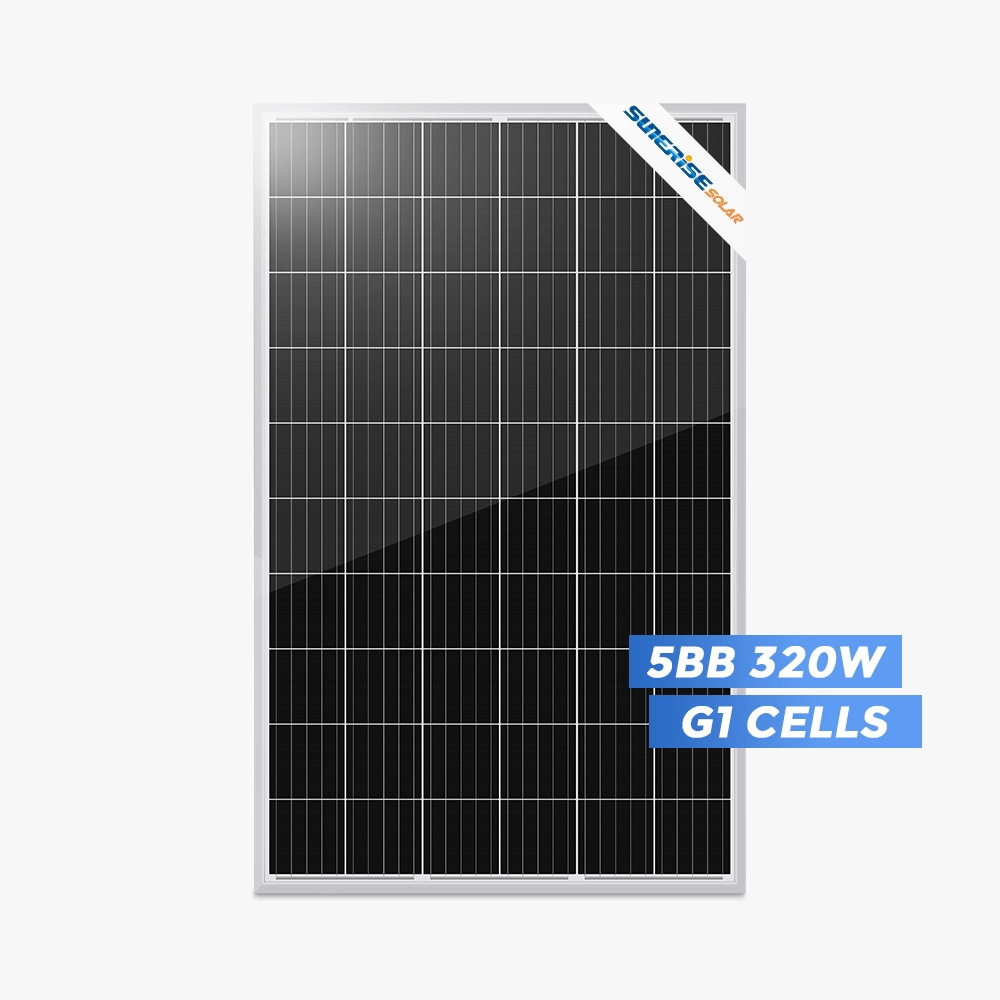 5BB PERC Pannello Solare Monocristallino da 320 Watt ad Alta Efficienza
