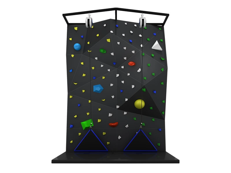 Parco giochi al coperto per arrampicata su roccia Parete da arrampicata colorata