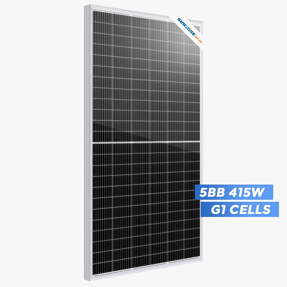 Prezzo del pannello solare mono 415 Watt a mezza cella da 158,75 mm 9BB