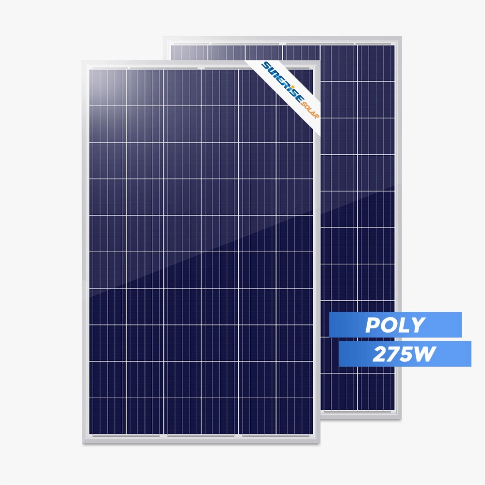 Pannello solare policristallino da 275 W con un'eccellente efficienza del modulo