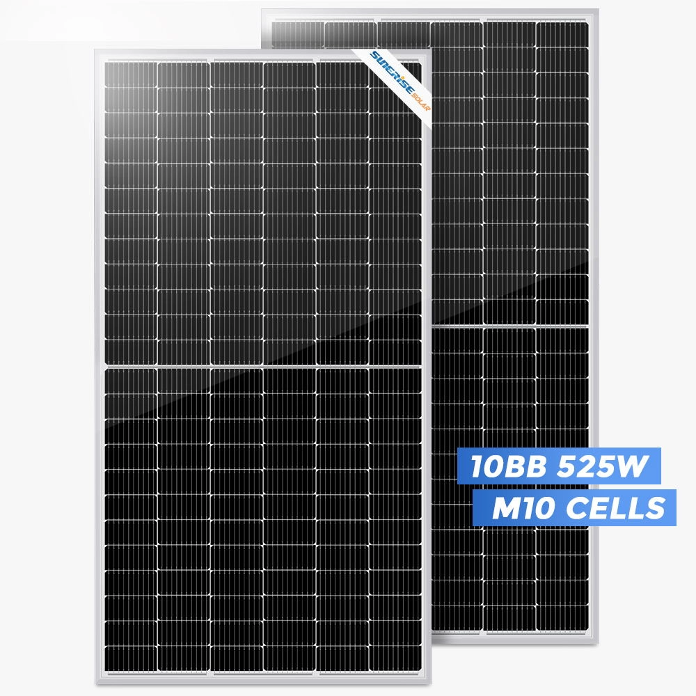 Pannello solare da 525 Watt a basso coperchio ad alta efficienza con tecnologia Half-cut