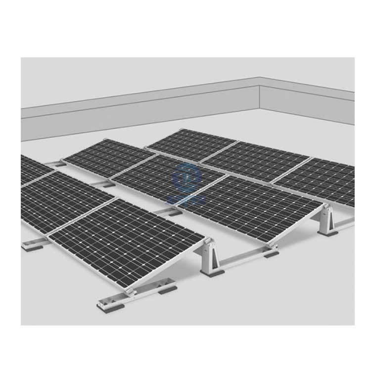 Sistema di zavorramento solare Supporto solare per tetto piano in cemento