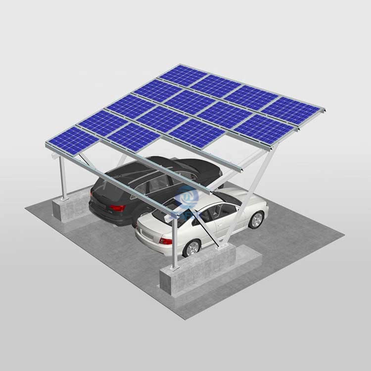 Soluzione di montaggio per posto auto fotovoltaico di tipo N Sistemi solari