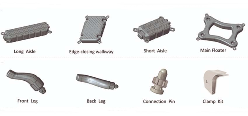 Water Floating Solar Mounting Structure