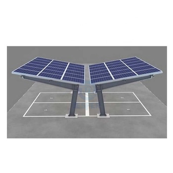 Pannelli solari per posto auto coperto in acciaio al carbonio, pannelli solari per parcheggio, porte per auto solari con ricarica