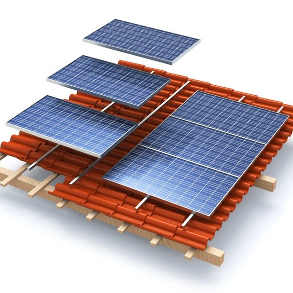 Sistema di montaggio solare per tetto in tegole