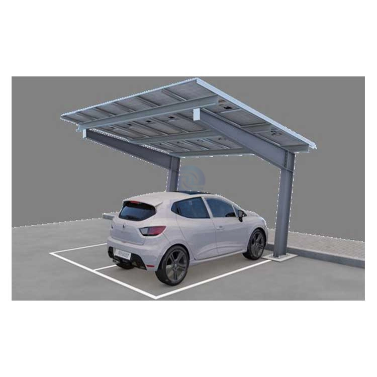 Pannelli solari per posto auto coperto in acciaio al carbonio, pannelli solari per parcheggio, porte per auto solari con ricarica