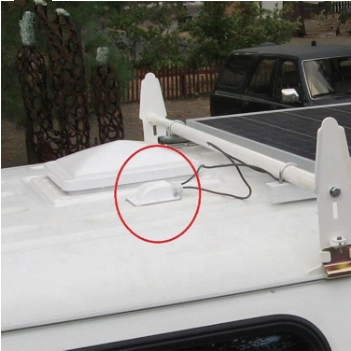Stivale a cavo singolo in ABS solare impermeabile 3-12 mm per montaggio su tetto roulotte/camper con pannelli solari