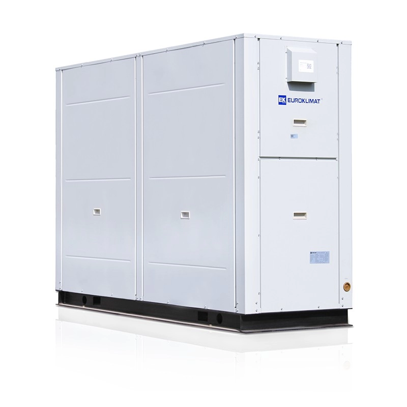 Refrigeratore a pompa di calore ad acqua con unità di recupero di calore confezionato