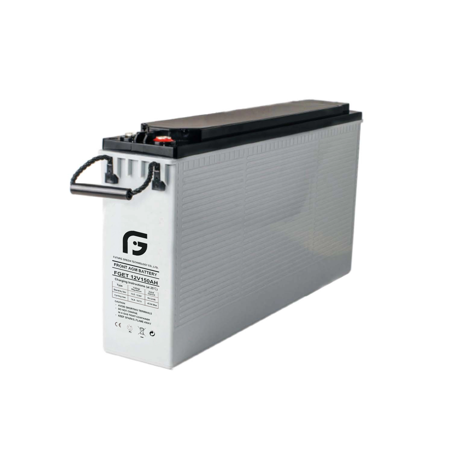 Batteria del sistema di allarme sigillata con terminale anteriore 12V 150ah