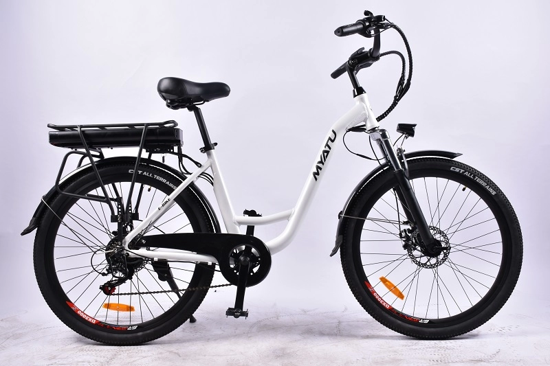 E-Bike da città in lega di alluminio da 26 pollici a 6 velocità