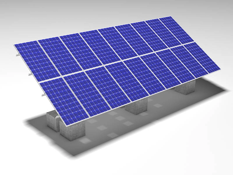 Sistema di montaggio solare a terra regolabile