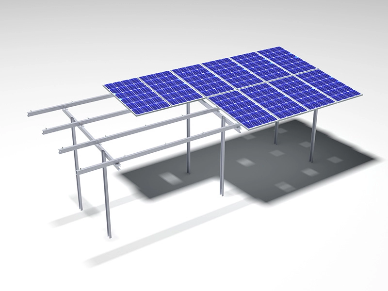 Montaggio a terra del pannello solare