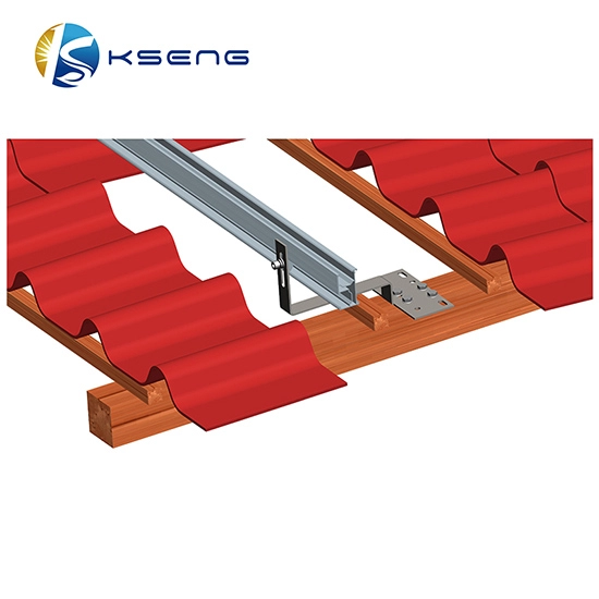 Accessori per il montaggio del tetto in tegole spioventi Kit di ganci per tetto solare