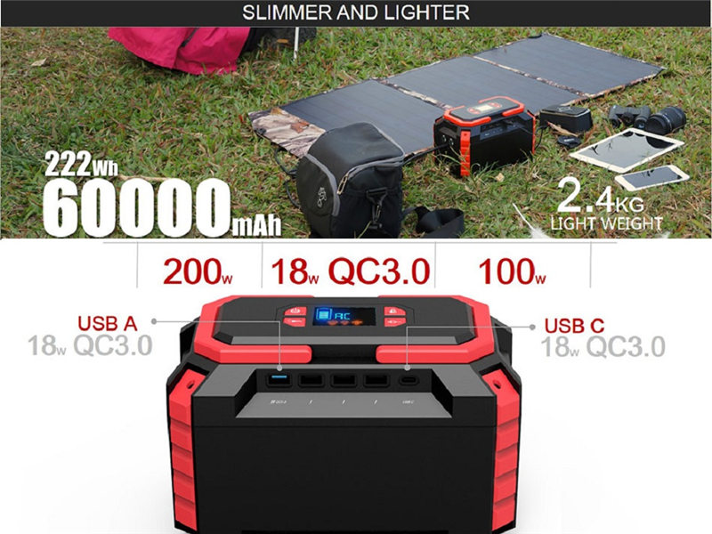 portable power station for outdoor