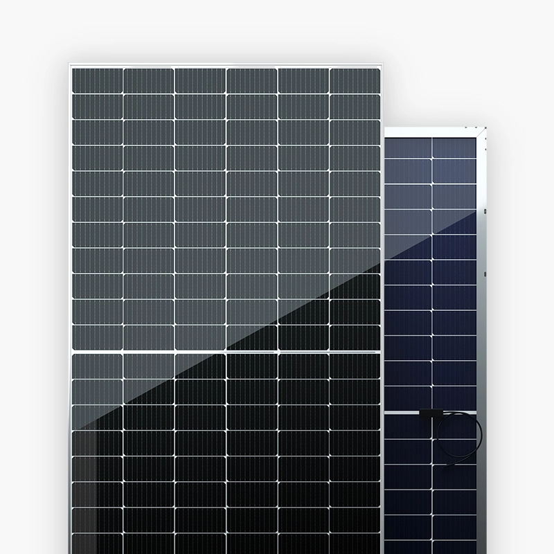 Modulo fotovoltaico solare a celle a metà taglio MBB mono bifacciale da 470-490 W