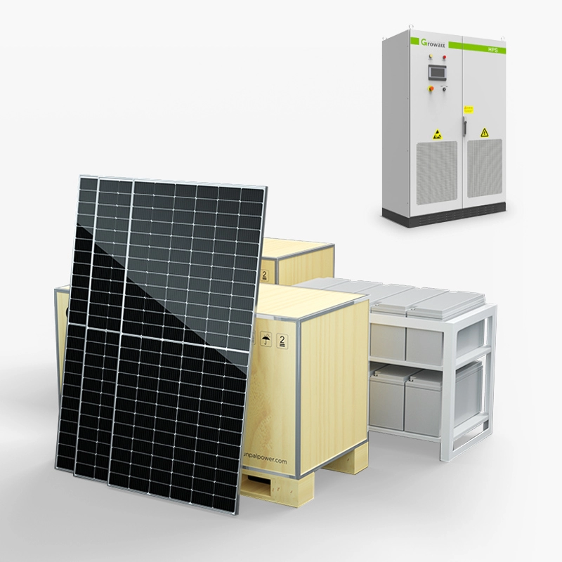 Sistema di kit di alimentazione elettrica fotovoltaico per pannelli solari commerciali con batteria