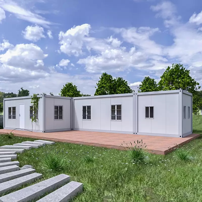 Installazione semplice di case prefabbricate pieghevoli per ufficio da 20 piedi