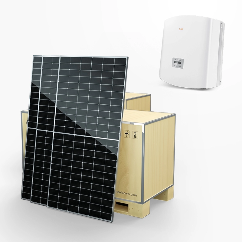 Kit per sistema di energia fotovoltaico a pannello solare commerciale su griglia