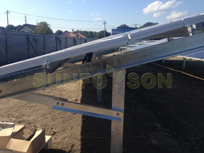 Sistema di montaggio solare SunRack Pile