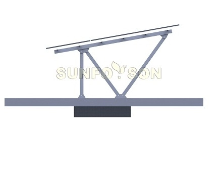 Struttura di montaggio per posto auto coperto solare