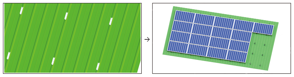 mounting solar panels on tile roof