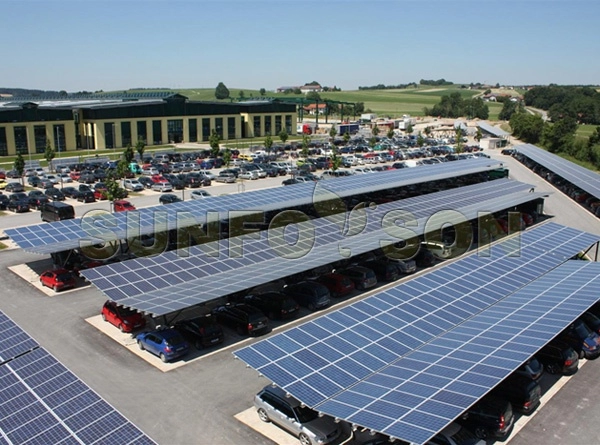 Staffa per sistema di montaggio per posto auto coperto SunRack