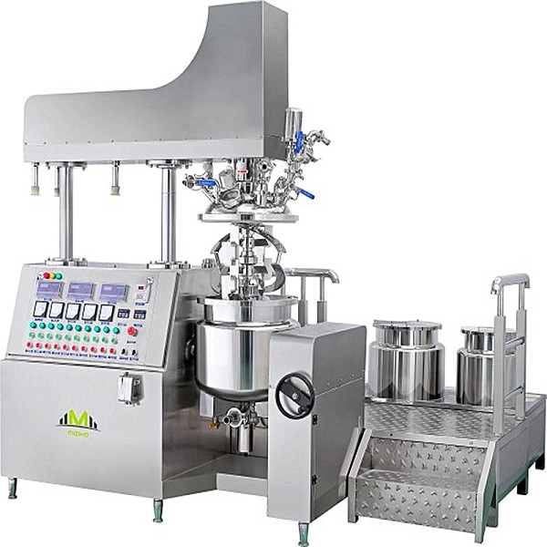 Miscelatore emulsionante sottovuoto per apparecchiature per la produzione di creme per il viso