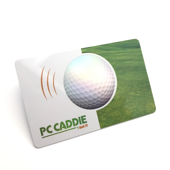 Materiale in PVC CR80 13,56 Mhz RFID in plastica con chip Fudan