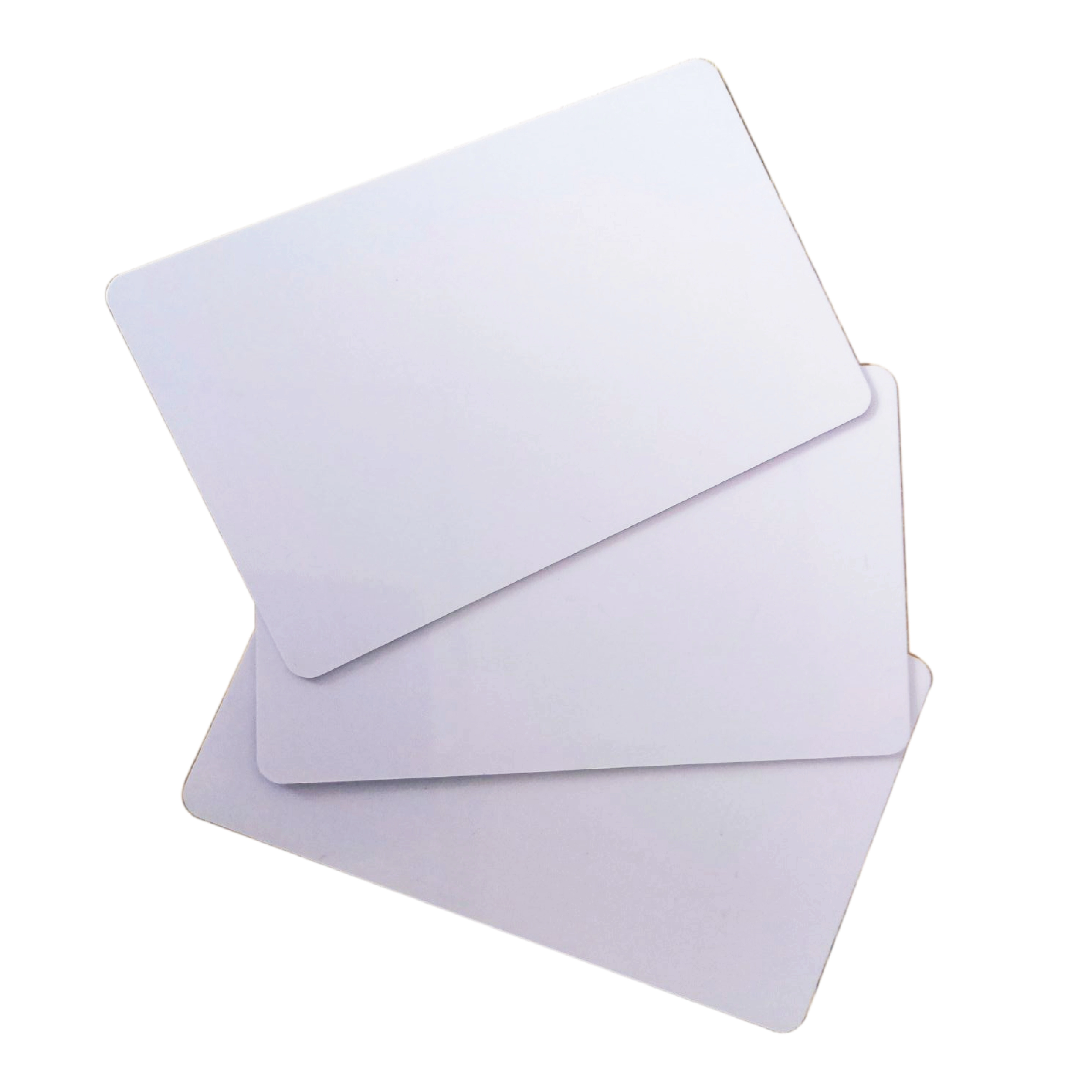 Carta bianca bianca in PVC con chip