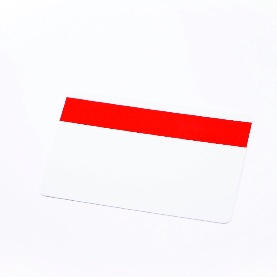 CARD IN PVC con Banda Magnetica Rossa